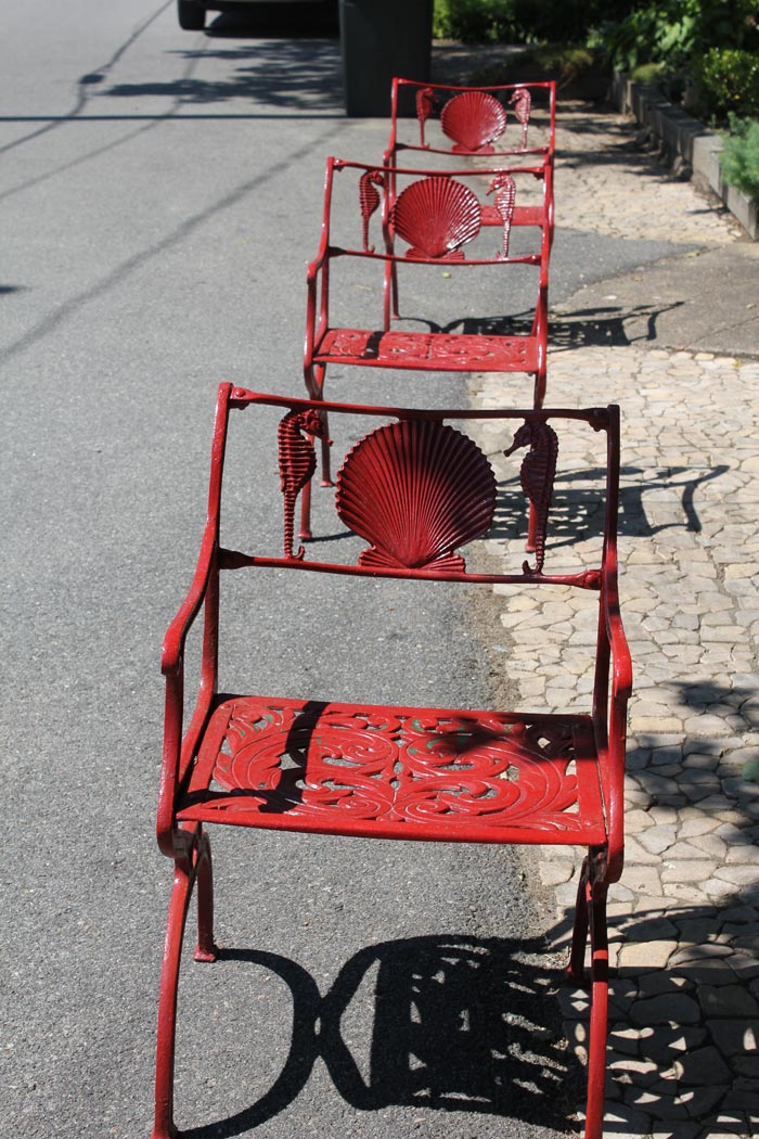 Red Chair Row Photography